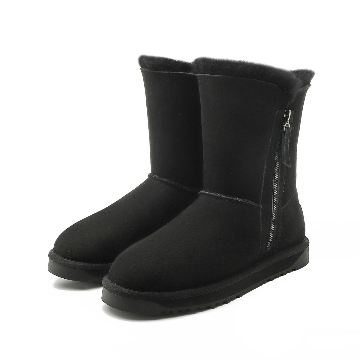 Zip Boot Ugg Classic Boots Schwarz Classic Short Sparkle Zip Boot